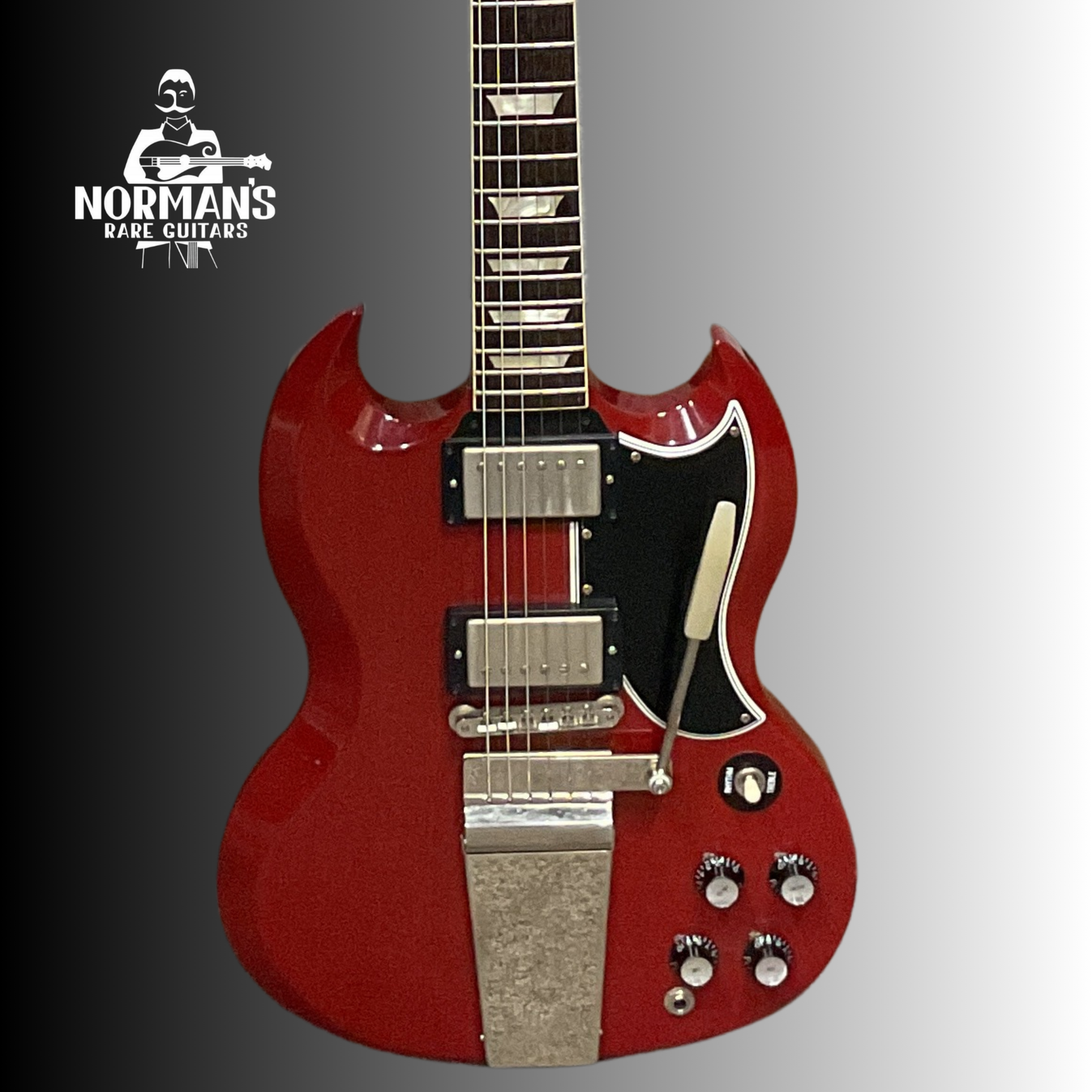 Gibson Custom Shop 1961 SG Standard Reissue Maestro Vibrola Heritage Cherry