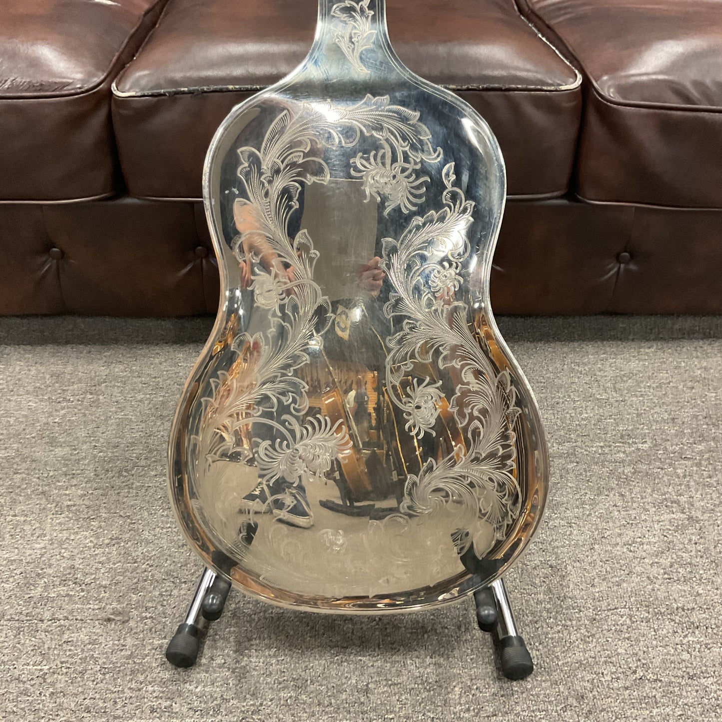 Used National Tricone Squareneck Chrome