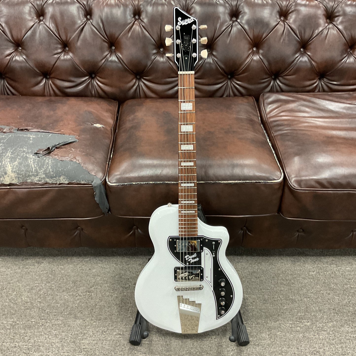 Supro Bowie Dual Tone White