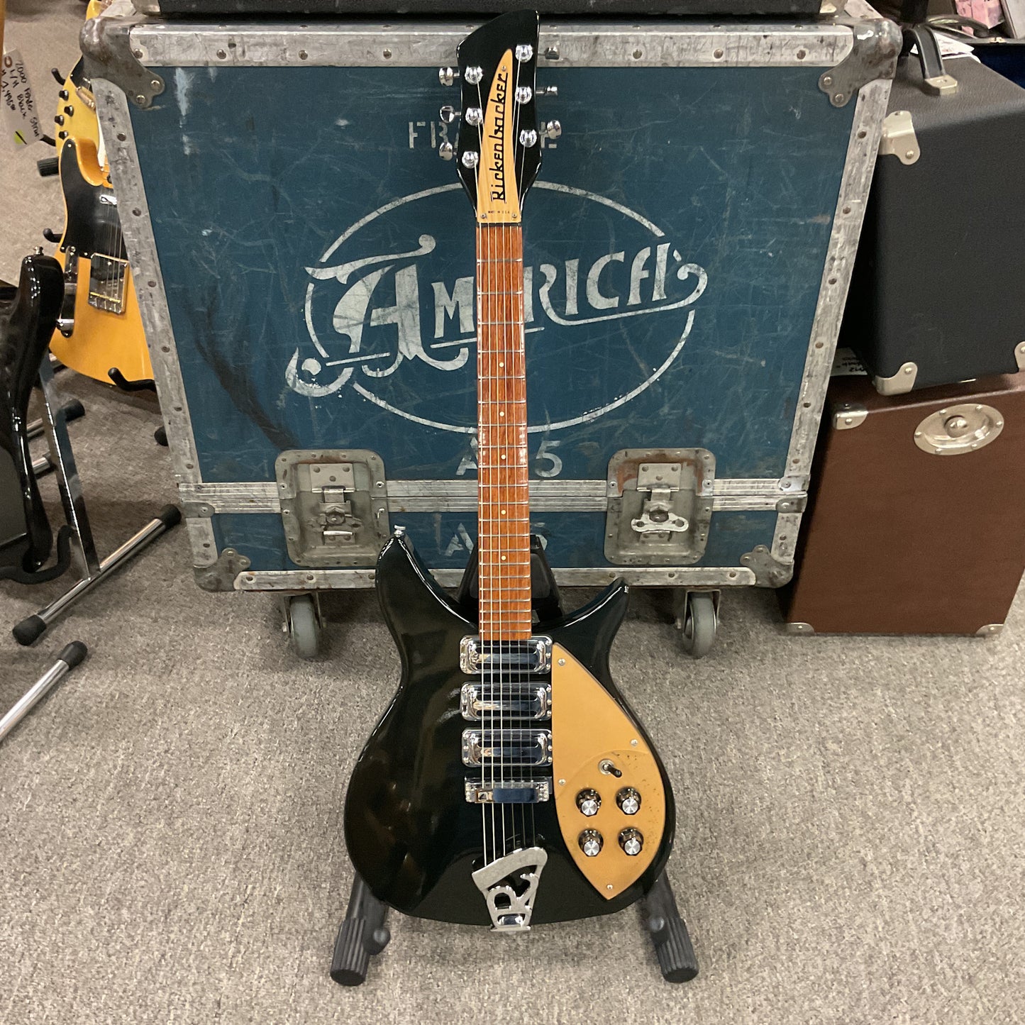 1984 Rickenbacker #325 Jetglo '63 Specs W/ Gold Pickguard