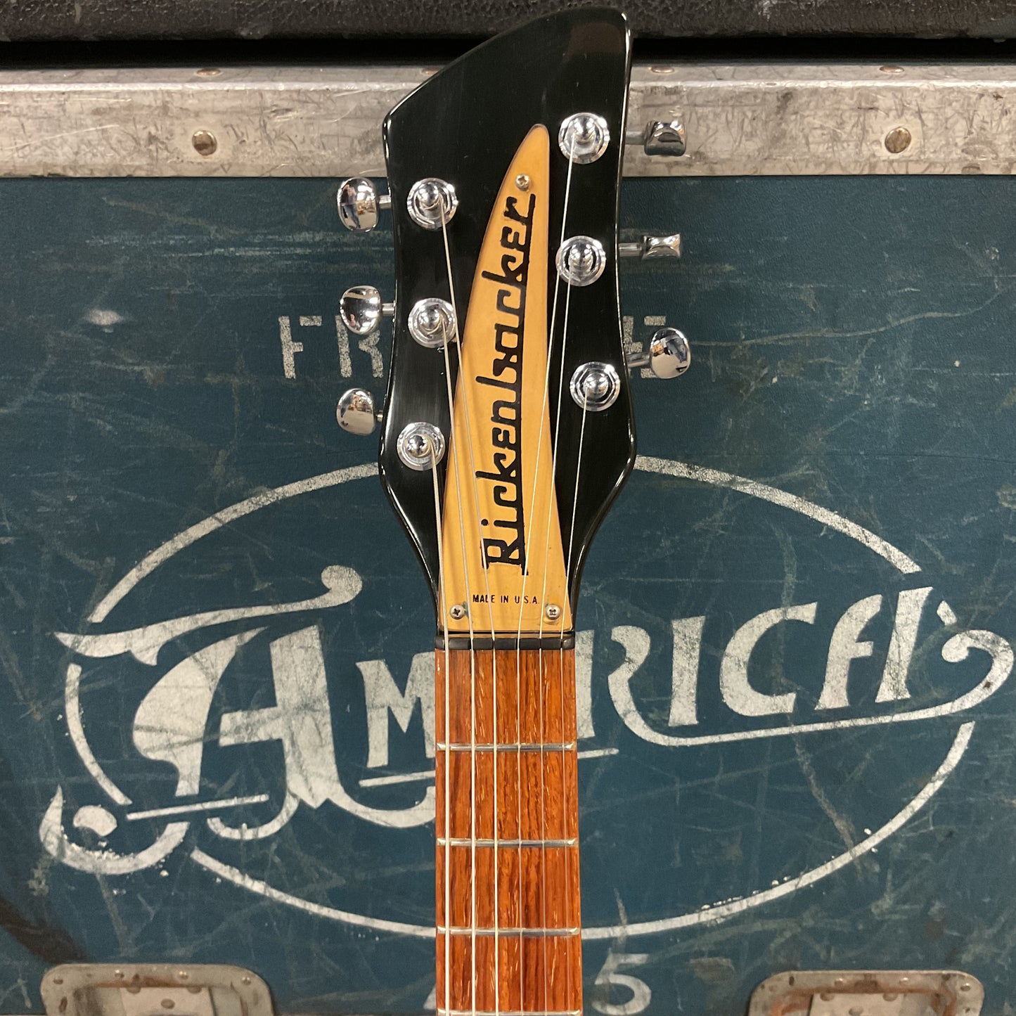 1984 Rickenbacker #325 Jetglo '63 Specs W/ Gold Pickguard