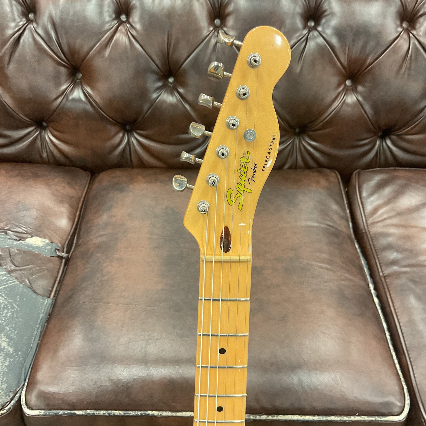 2010 Squire Telecaster Thinline Mahogany Autographed By The Foo Fighters