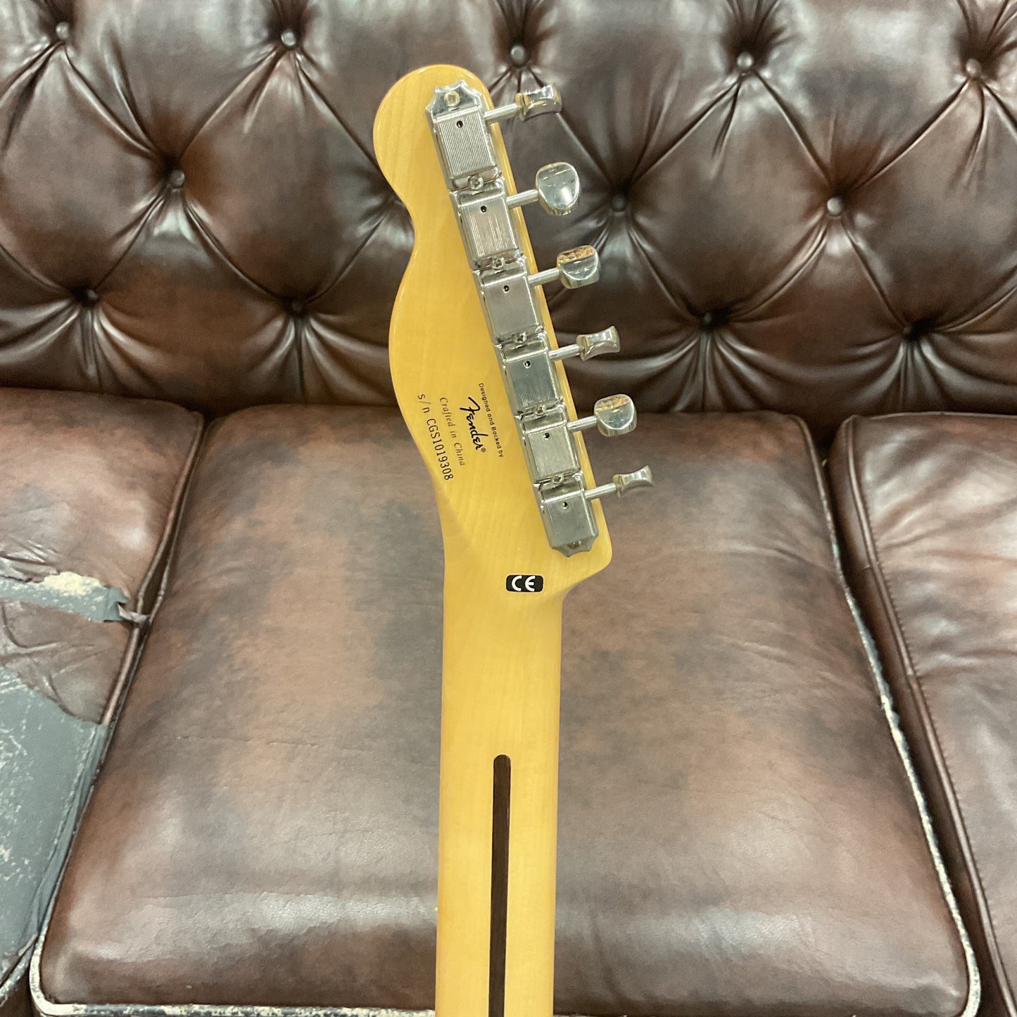 2010 Squire Telecaster Thinline Mahogany Autographed By The Foo Fighters