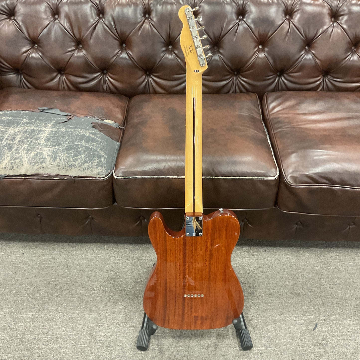 2010 Squire Telecaster Thinline Mahogany Autographed By The Foo Fighters