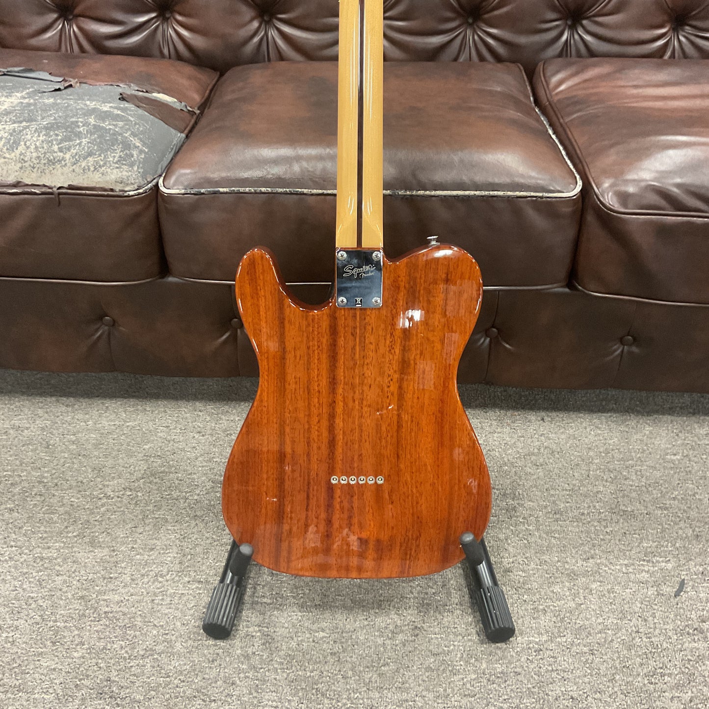 2010 Squire Telecaster Thinline Mahogany Autographed By The Foo Fighters