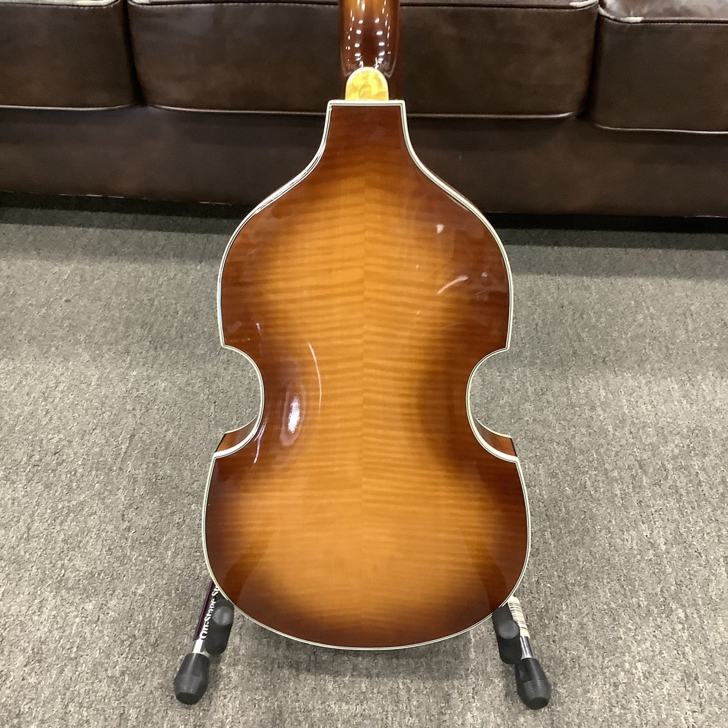 1990's Hofner Lefty Bass Sunburst
