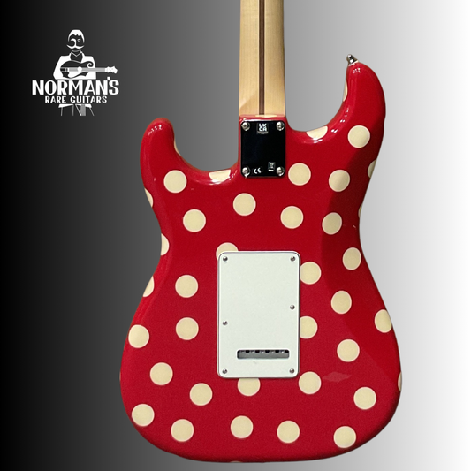 Fender Stratocaster Buddy Guy Autographed Red White Polka Dot