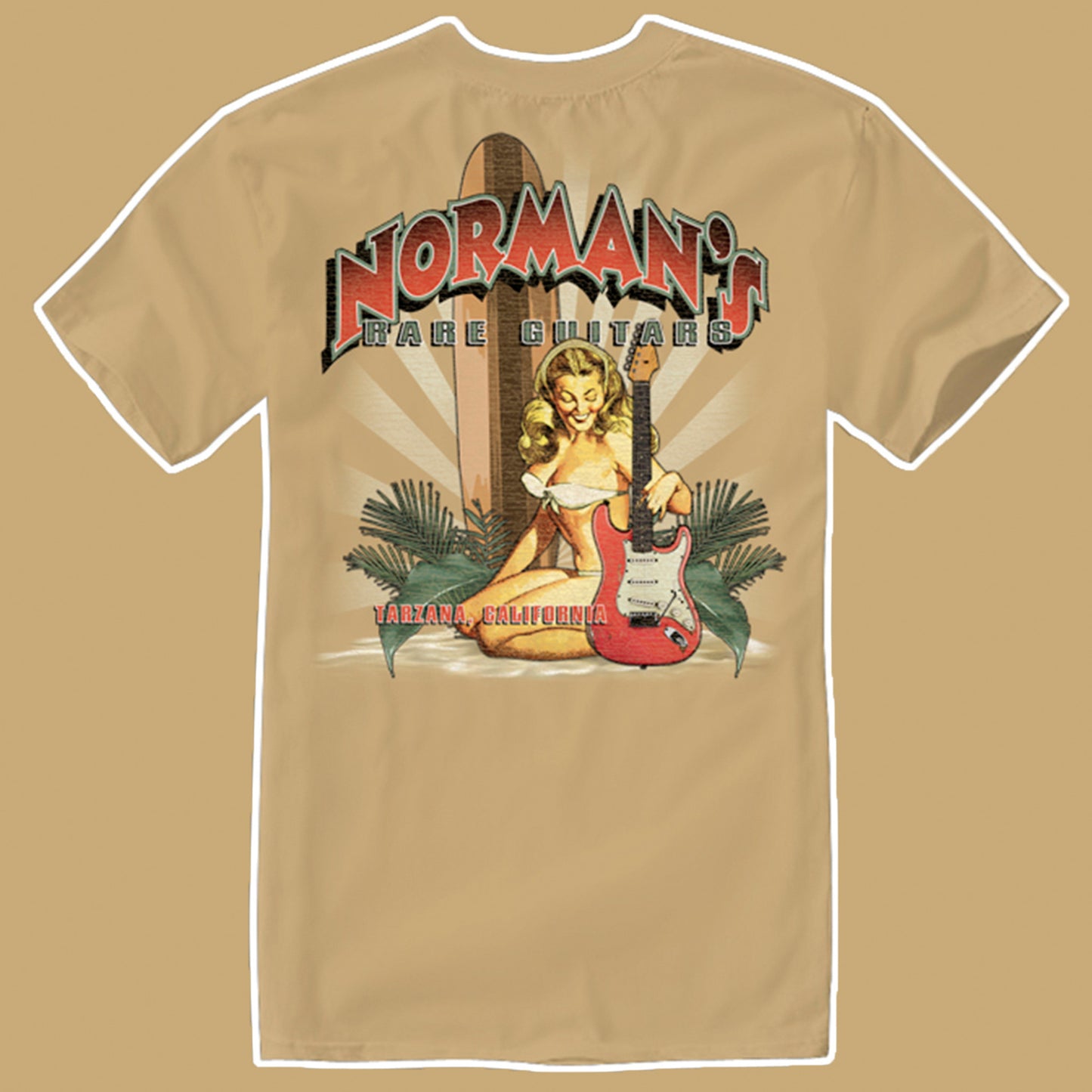 Joe Bonamassa Strat Pinup T-Shirt