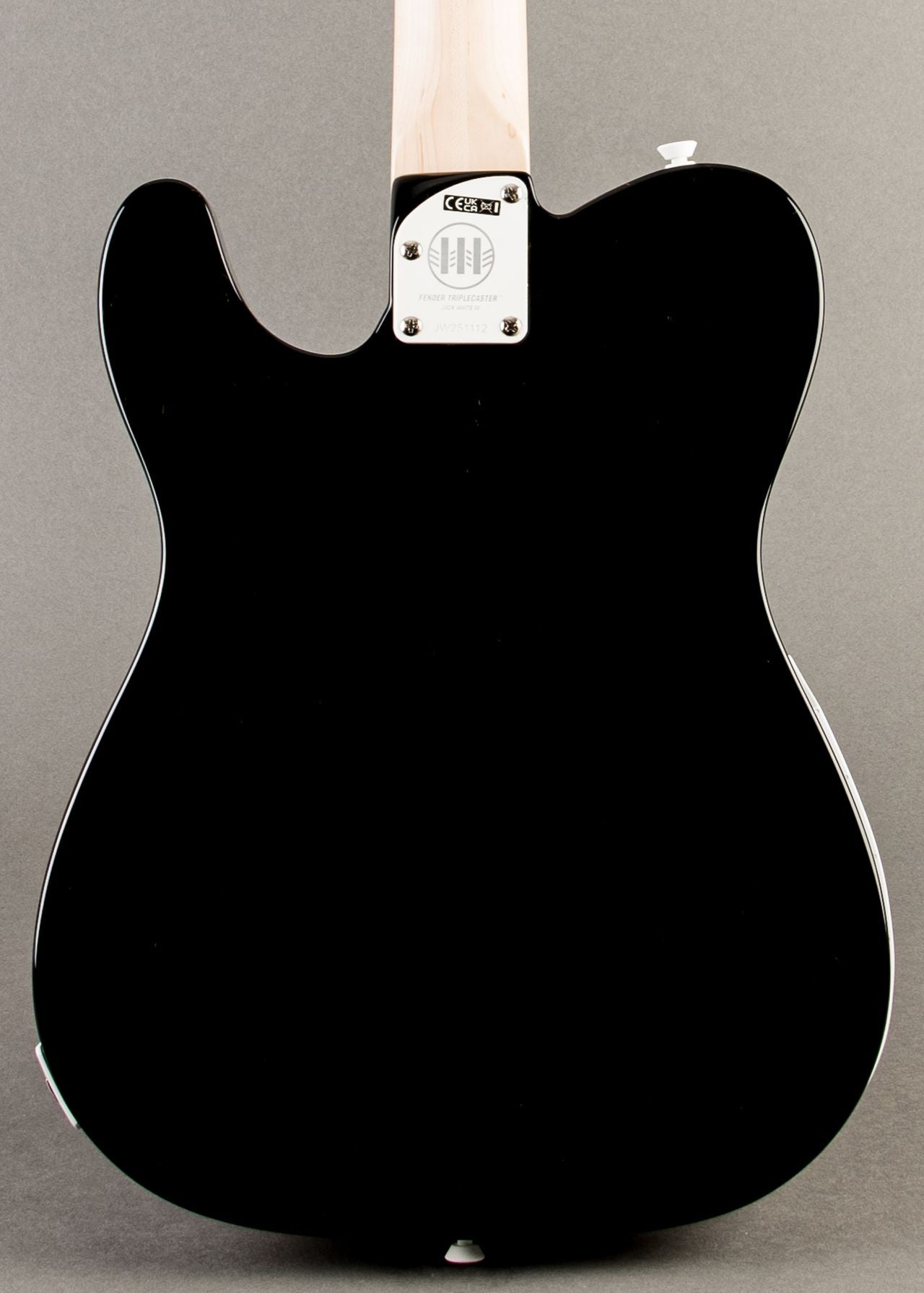 Fender Jack White Triplecaster 2025, Black and White Ebony