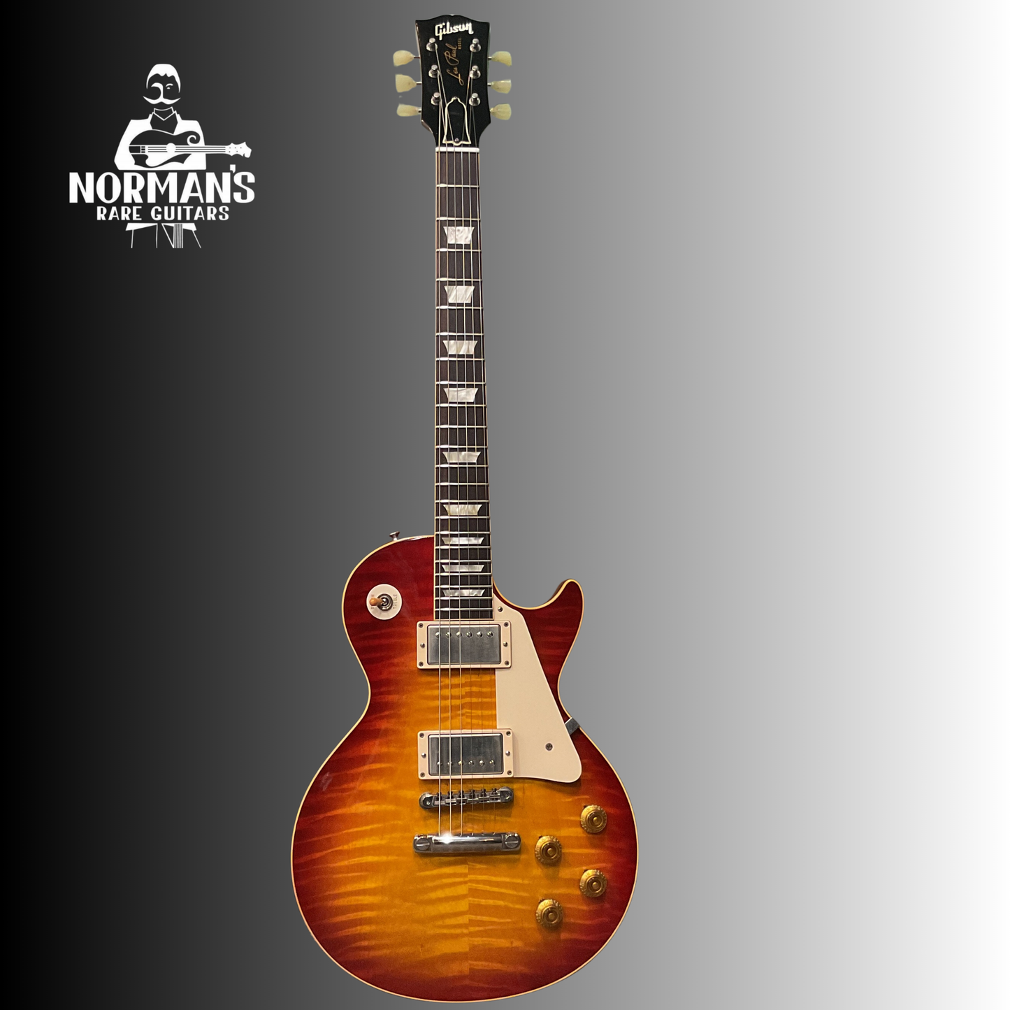 2006 Gibson Les Paul Standard '59 Reissue Electric Guitar Cherry Sunburst Flame Norman's Personal Stash!