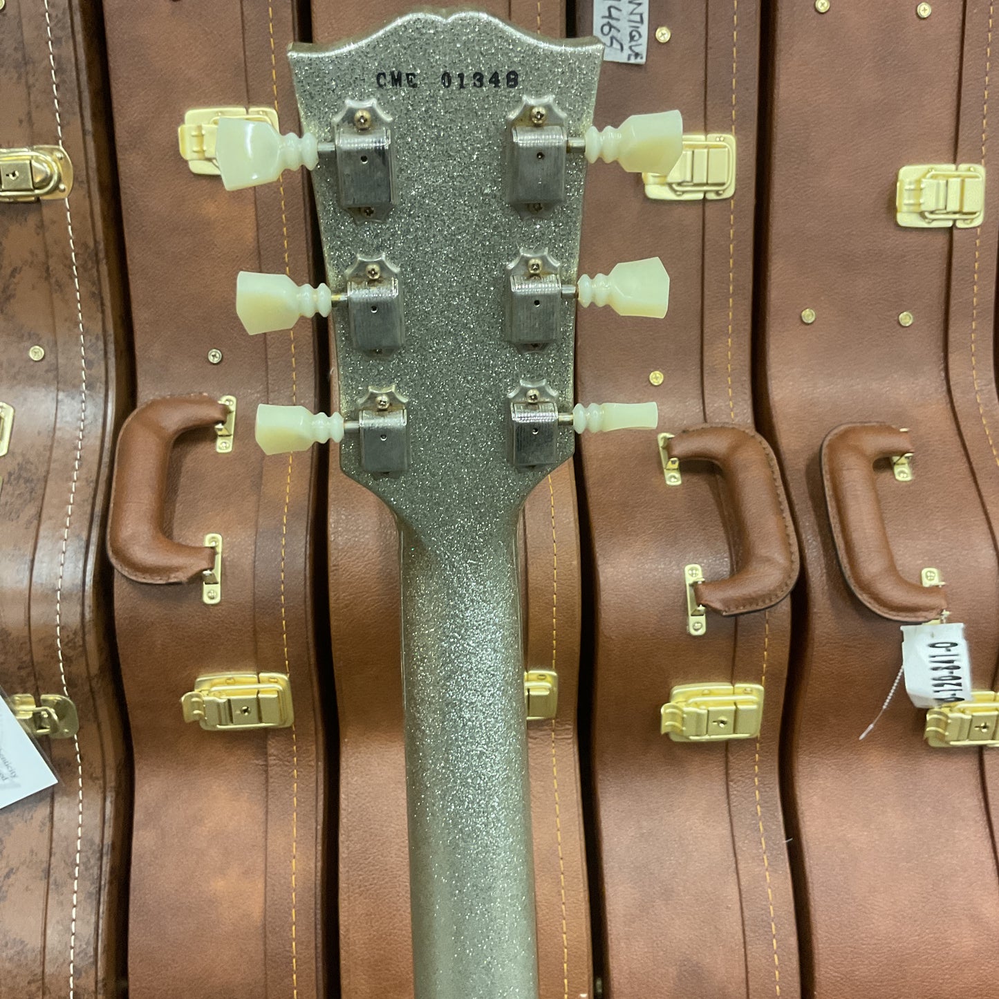2022 Gibson Custom '61 SG STD Antique Silver Sparkle