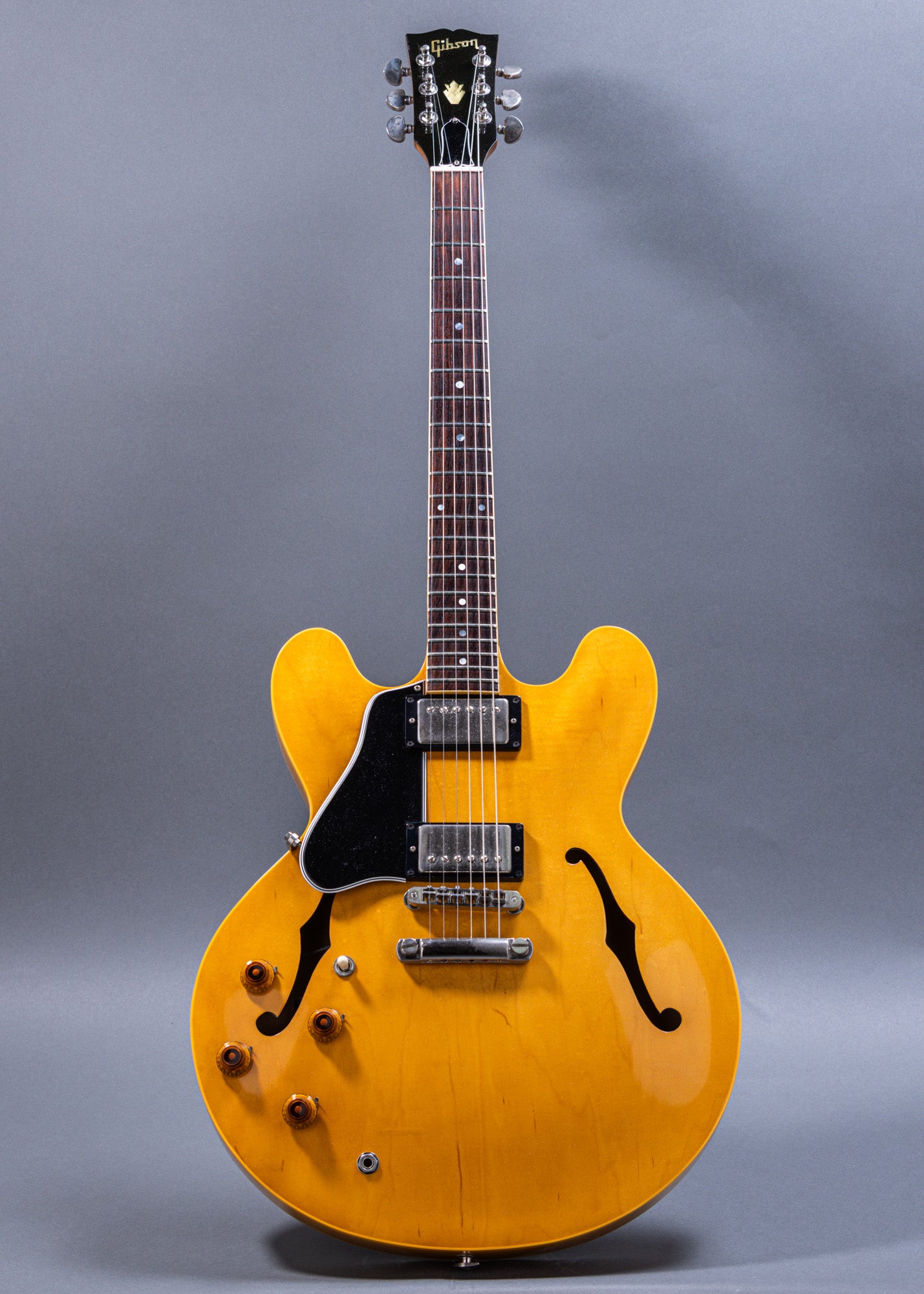 1983 Gibson ES-335 Dot Semi Hollow Electric Reissue Blonde Left Handed