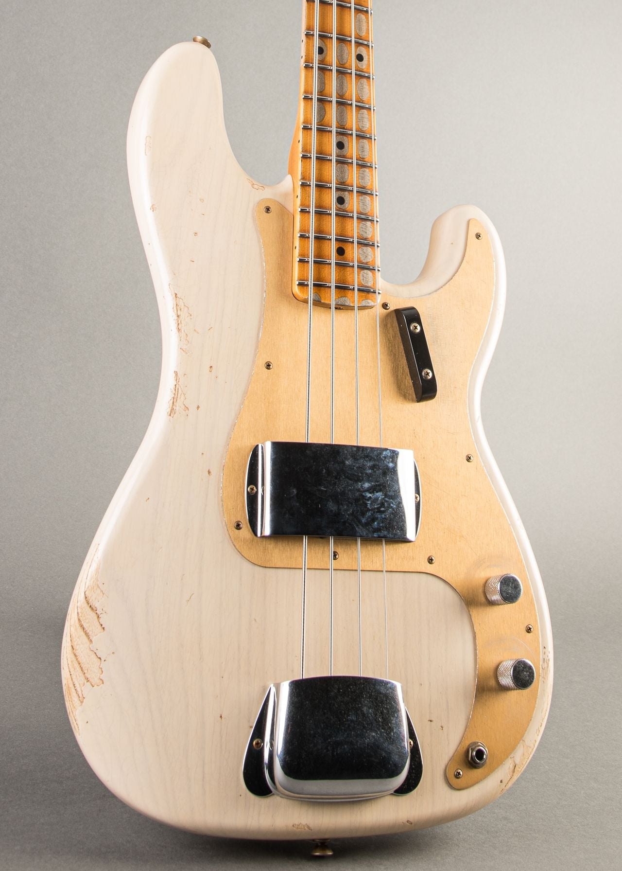 Fender Custom Shop '58 P-Jazz Bass Relic 2025, White Blonde