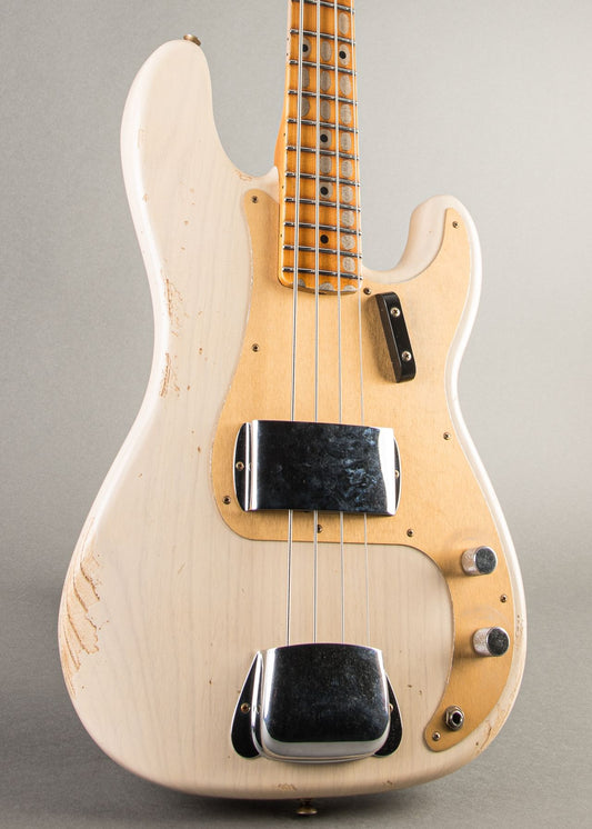 Fender Custom Shop '58 P-Jazz Bass Relic 2025, White Blonde