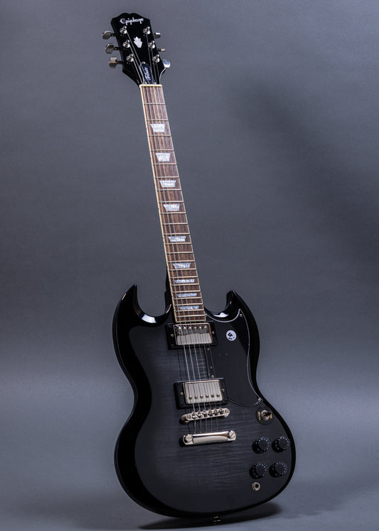 Epiphone SG Tribute Trans Ebony