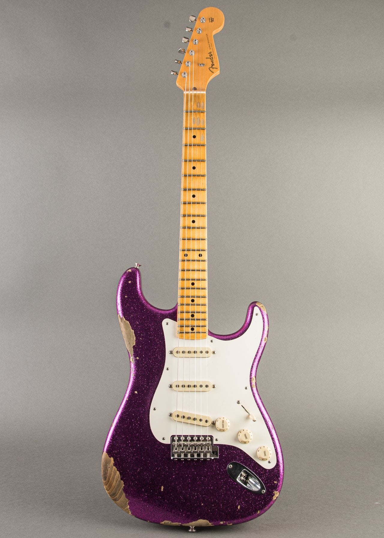 Fender Wildwood 10 - '55 Stratocaster Relic 2016, Purple Sparkle