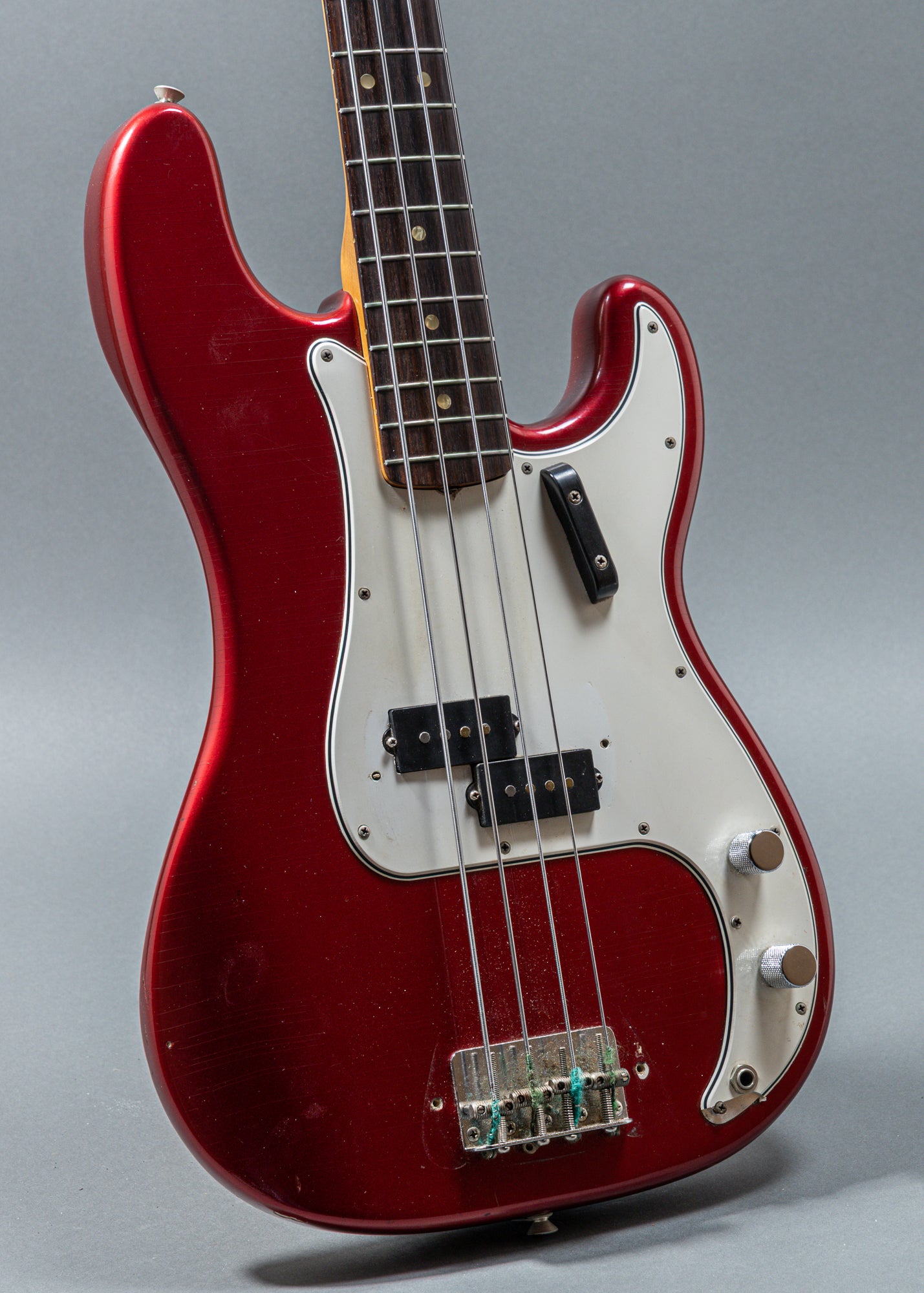 1966 Fender P Bass Candy Apple Red