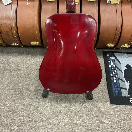 1974 Guild D-25C Cherry Red Acoustic Electric
