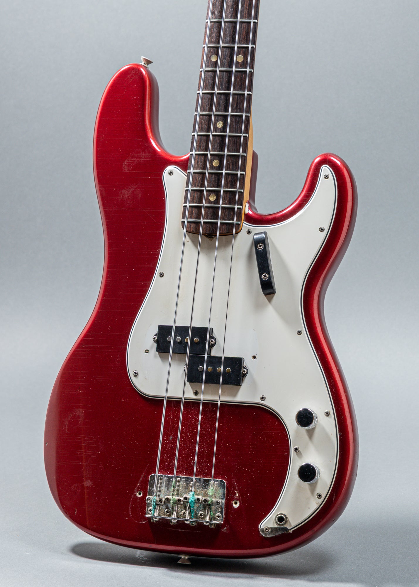 1966 Fender P Bass Candy Apple Red