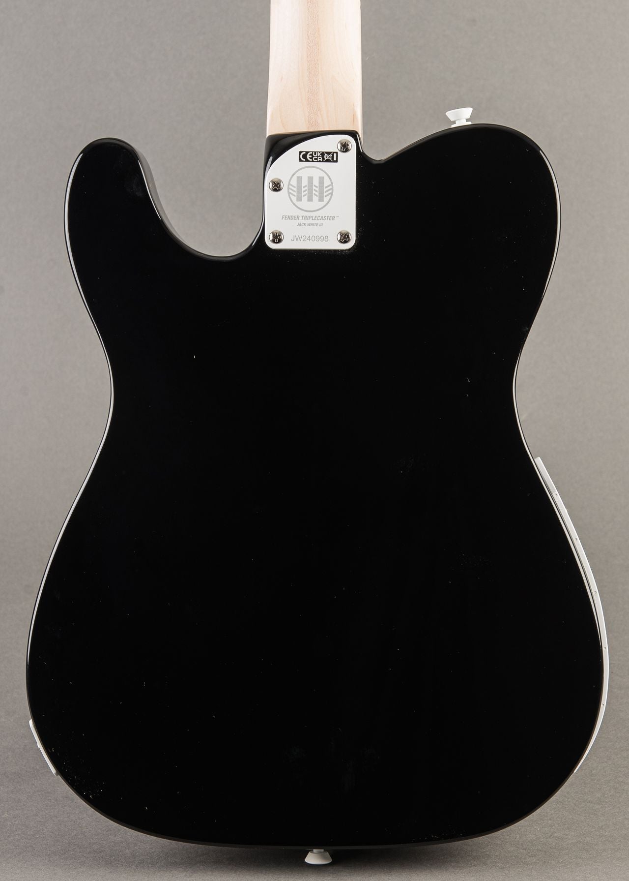 Fender Jack White Triplecaster 2025, Black and White Ebony