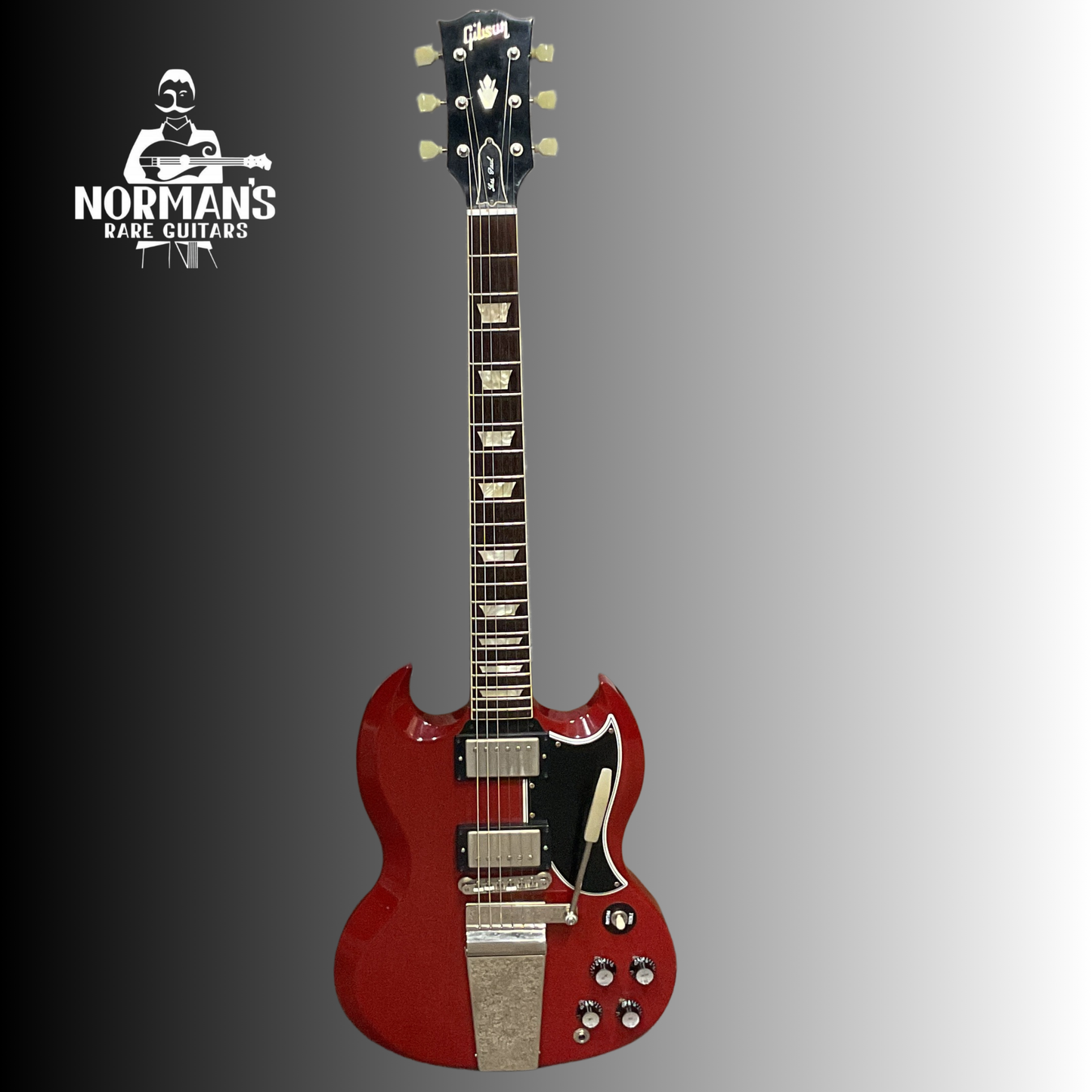 Gibson Custom Shop 1961 SG Standard Reissue Maestro Vibrola Heritage Cherry