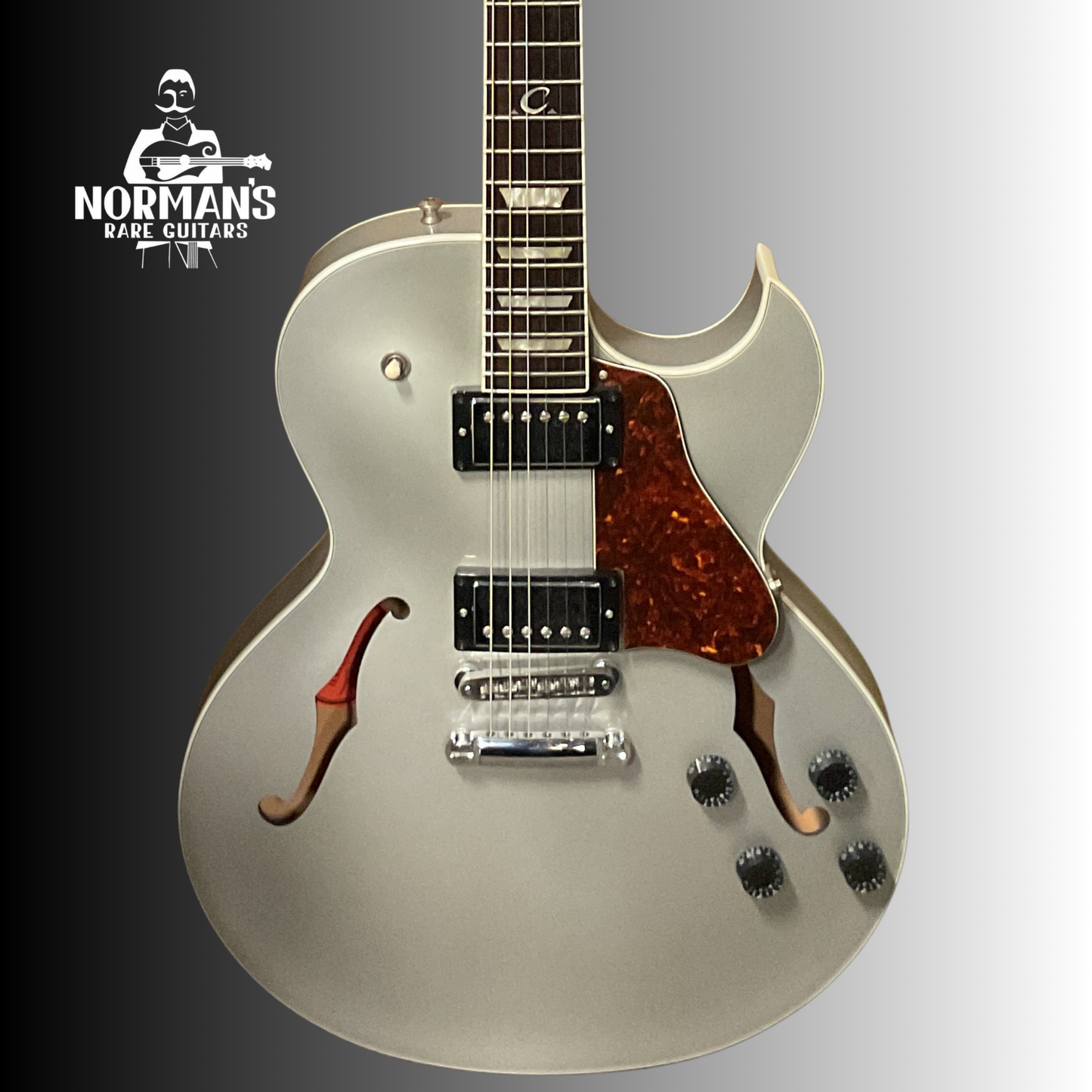 2010 Gibson ES-137 Electric Guitar Silver