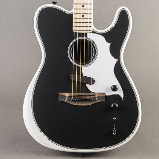 Fender Jack White Triplesonic 2025, Black and White Ebony