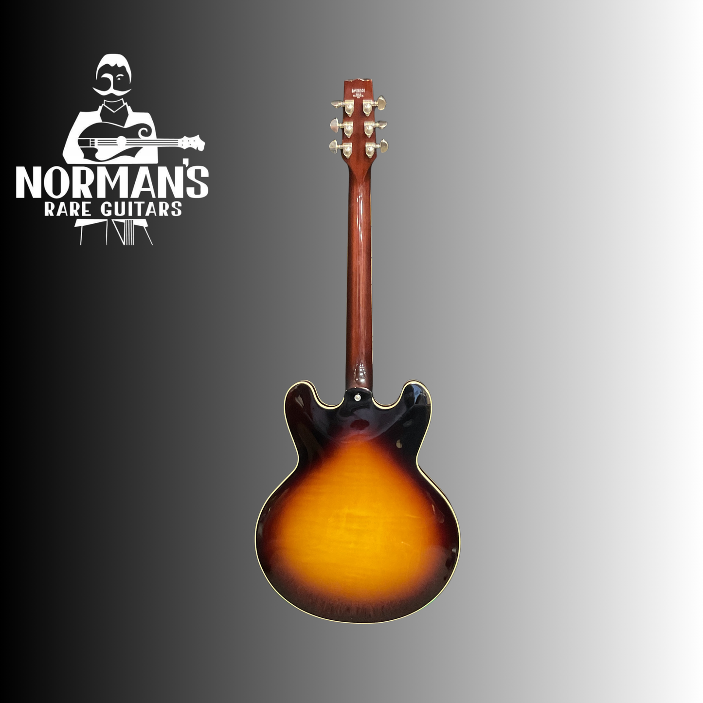 2000's Heritage H-530 Thin Hollow Body Electric Guitar Sunburst