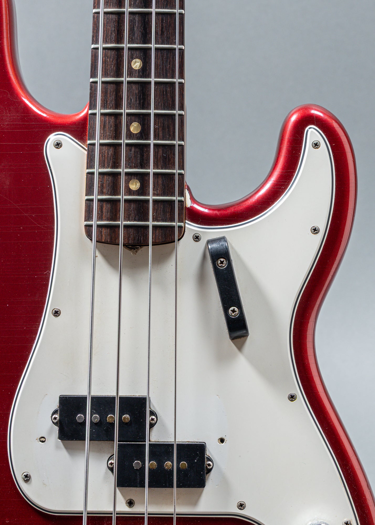 1966 Fender P Bass Candy Apple Red