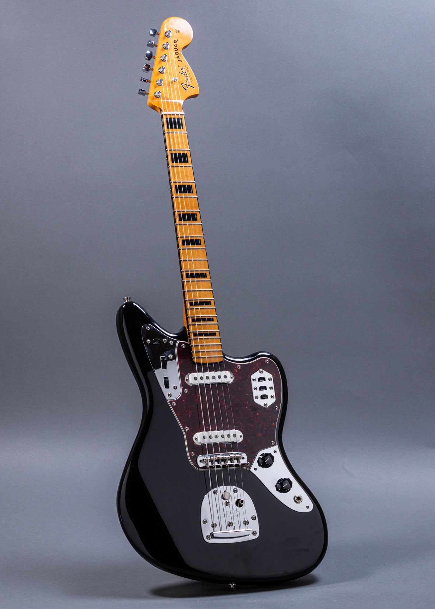 Fender Vintera 70s Jaguar Black blocks