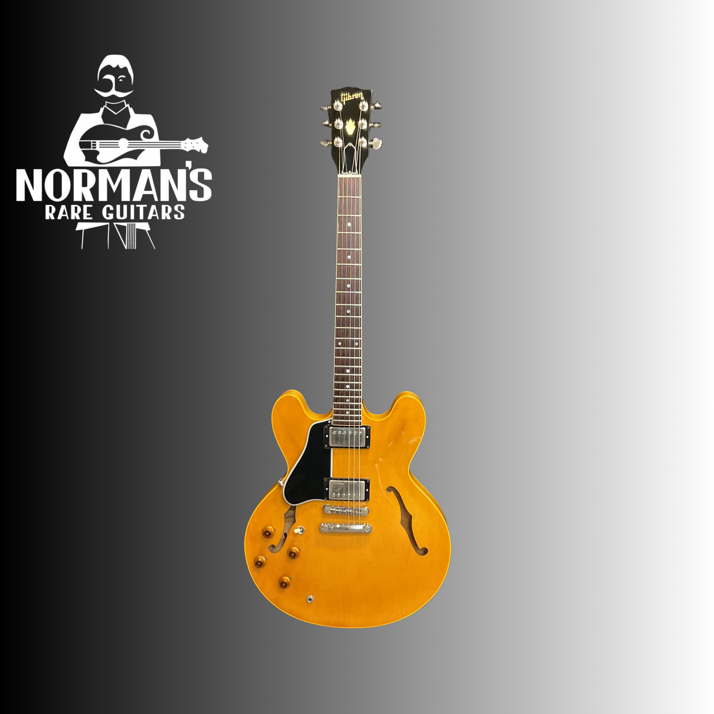 1983 Gibson ES-335 Dot Semi Hollow Electric Reissue Blonde Left Handed