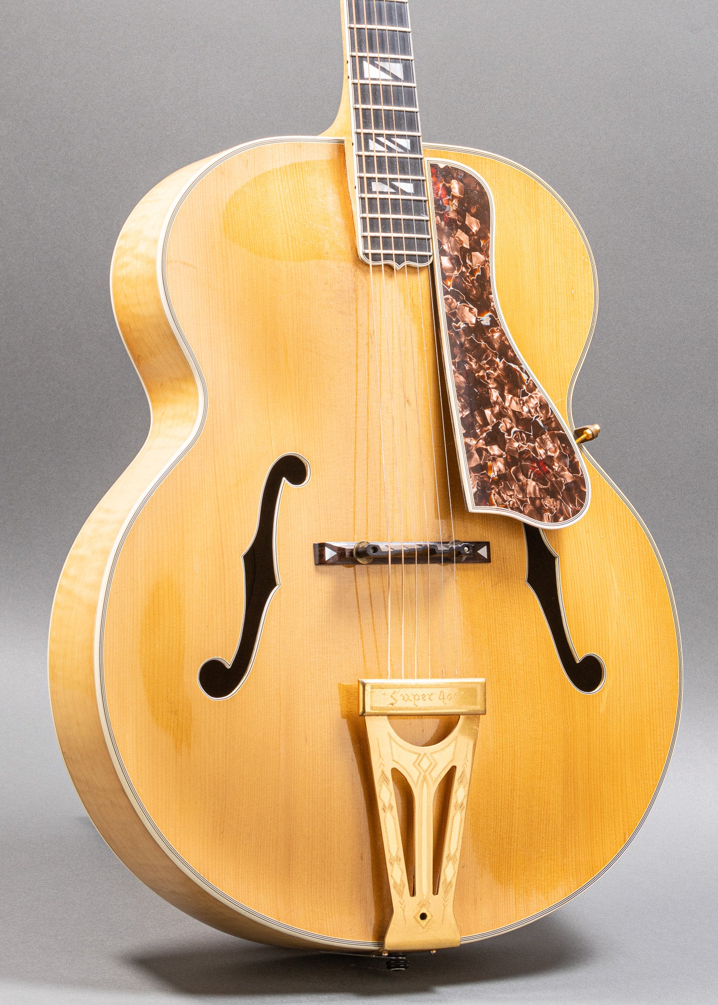 1939 Gibson Super 400 Blonde Non-Cutaway Natural