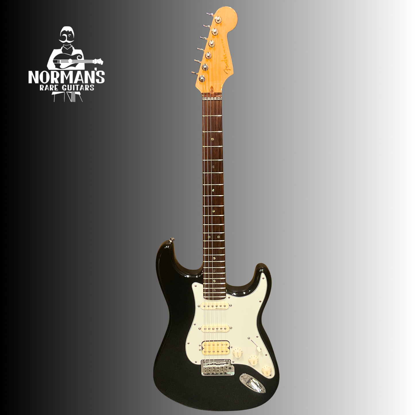 2000 Fender American Deluxe Stratocaster HSS Black