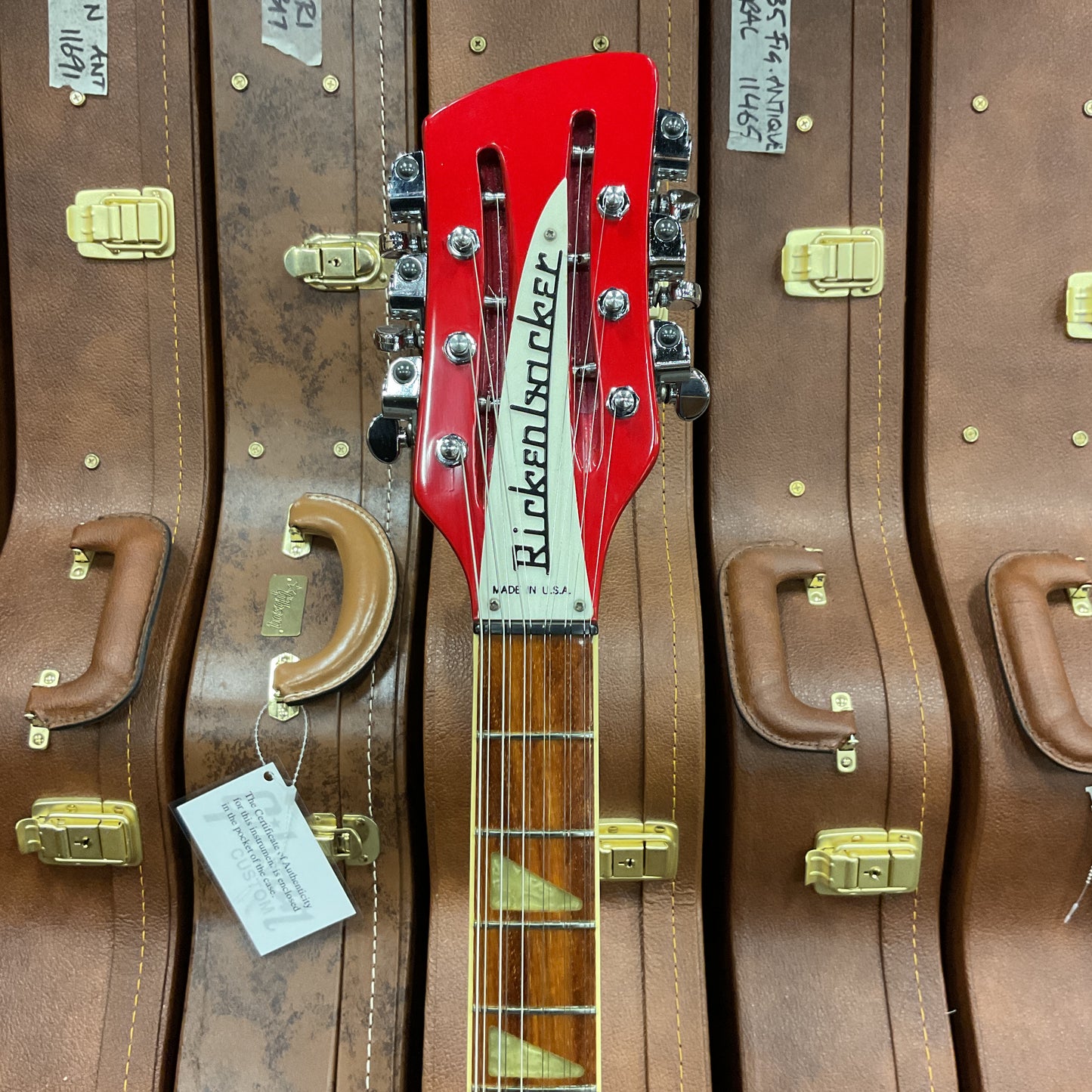 1986 Rickenbacker 360-12 Cardinal Red George Harrison Roger McGuinn Style Rare Find!