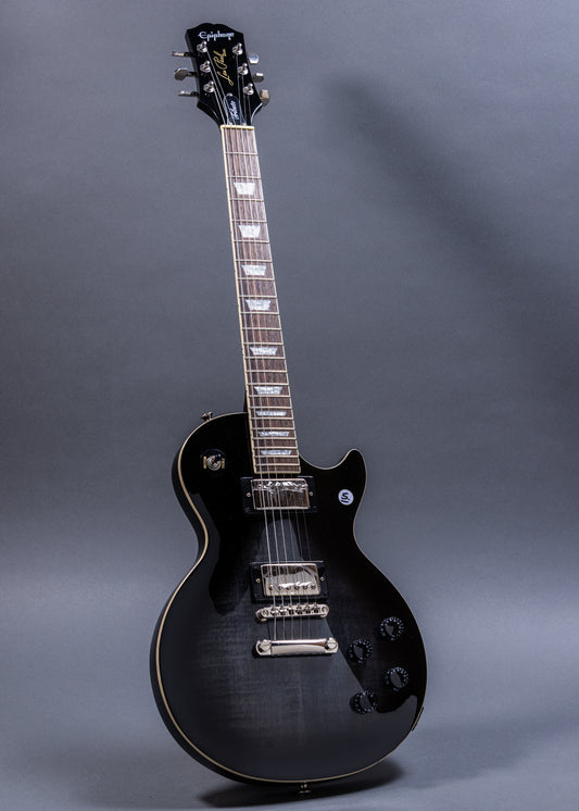 Epiphone Les Paul Tribute Plus Trans Ebony
