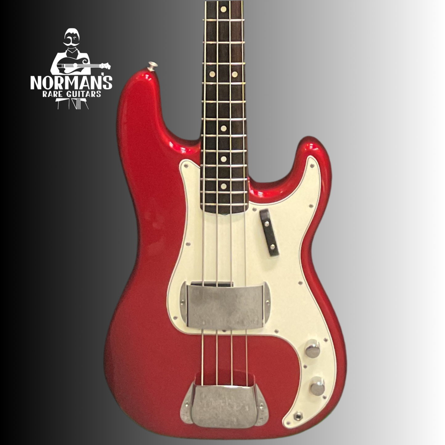 1966 Fender Precision Bass Candy Apple Red Norman's Personal Stash!