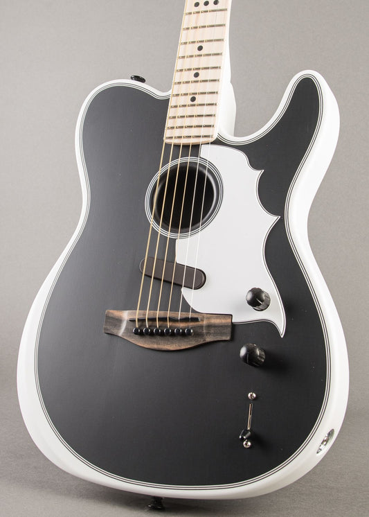 Fender Jack White Triplesonic 2025, Black and White Ebony
