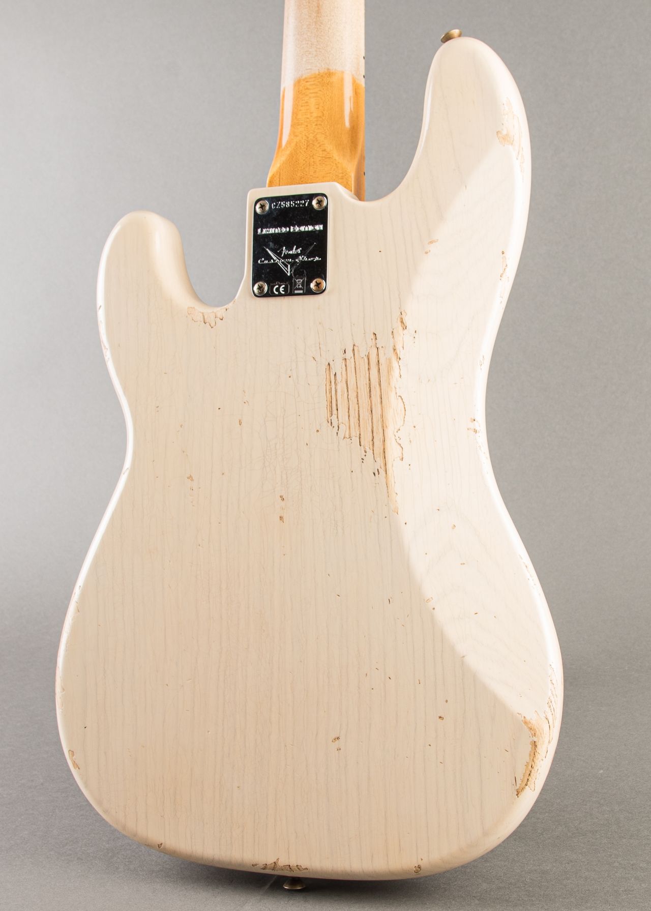 Fender Custom Shop '58 P-Jazz Bass Relic 2025, White Blonde