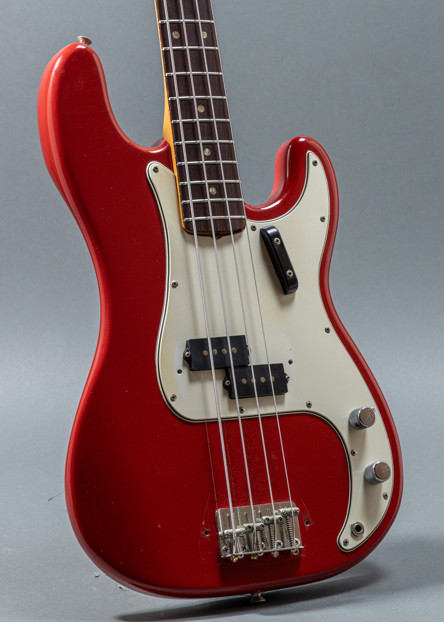 1966 Fender P Bass Dakota Red