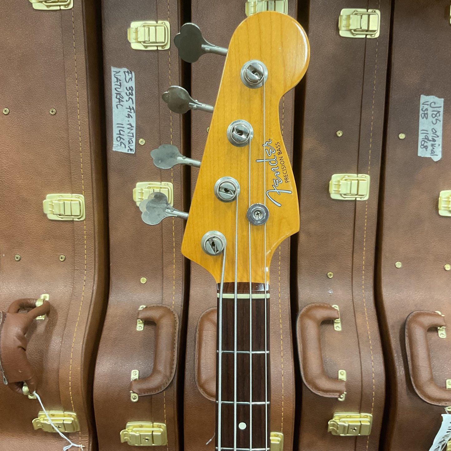 1983 Fender '62 Precision Bass Reissue Fiesta Red