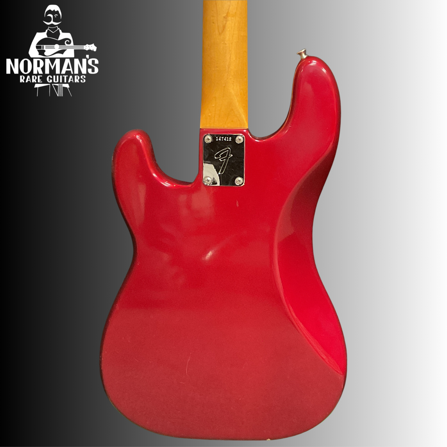 1966 Fender Precision Bass Candy Apple Red Very Rare!
