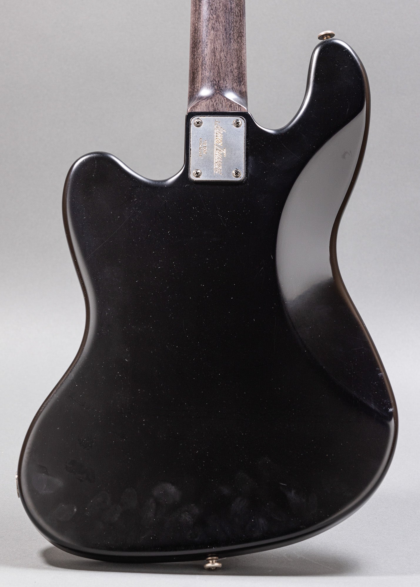 2019 James Trussart P Bass Style Silver Roses Engraved Steel Top