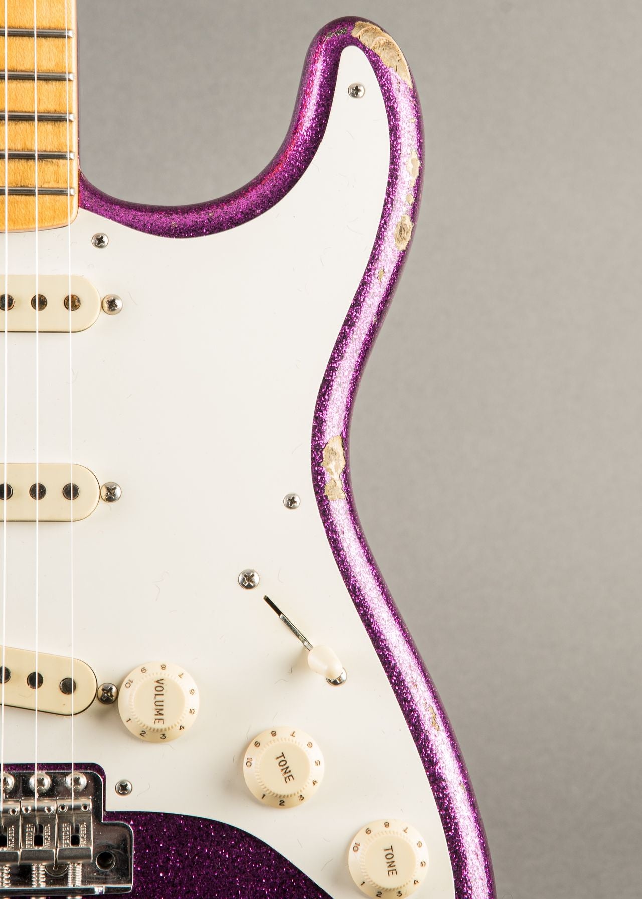 Fender Wildwood 10 - '55 Stratocaster Relic 2016, Purple Sparkle