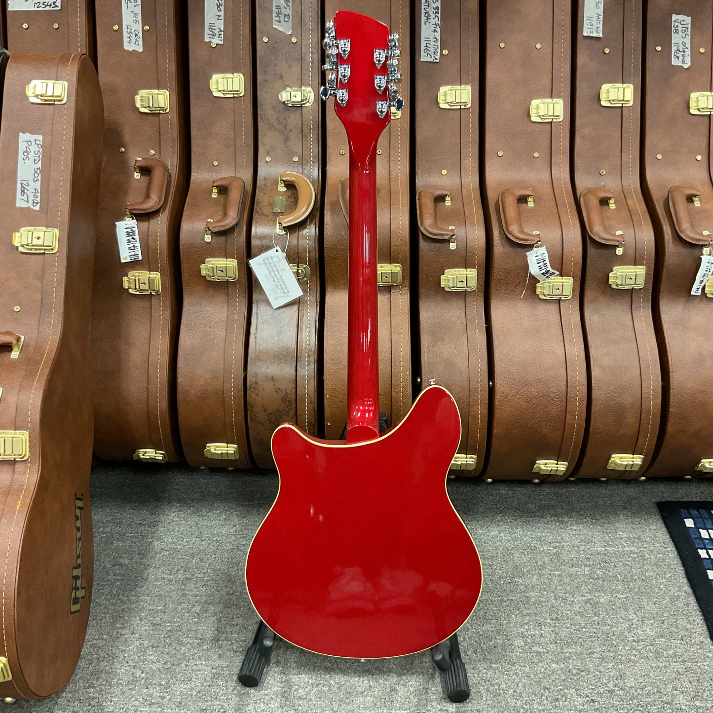 1986 Rickenbacker 360-12 Cardinal Red George Harrison Roger McGuinn Style Rare Find!