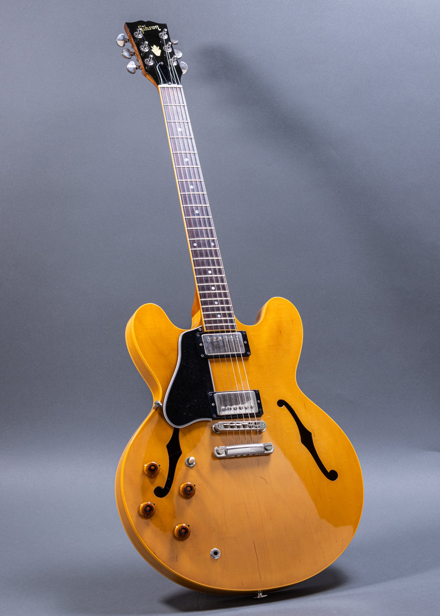 1983 Gibson ES-335 Dot Semi Hollow Electric Reissue Blonde Left Handed