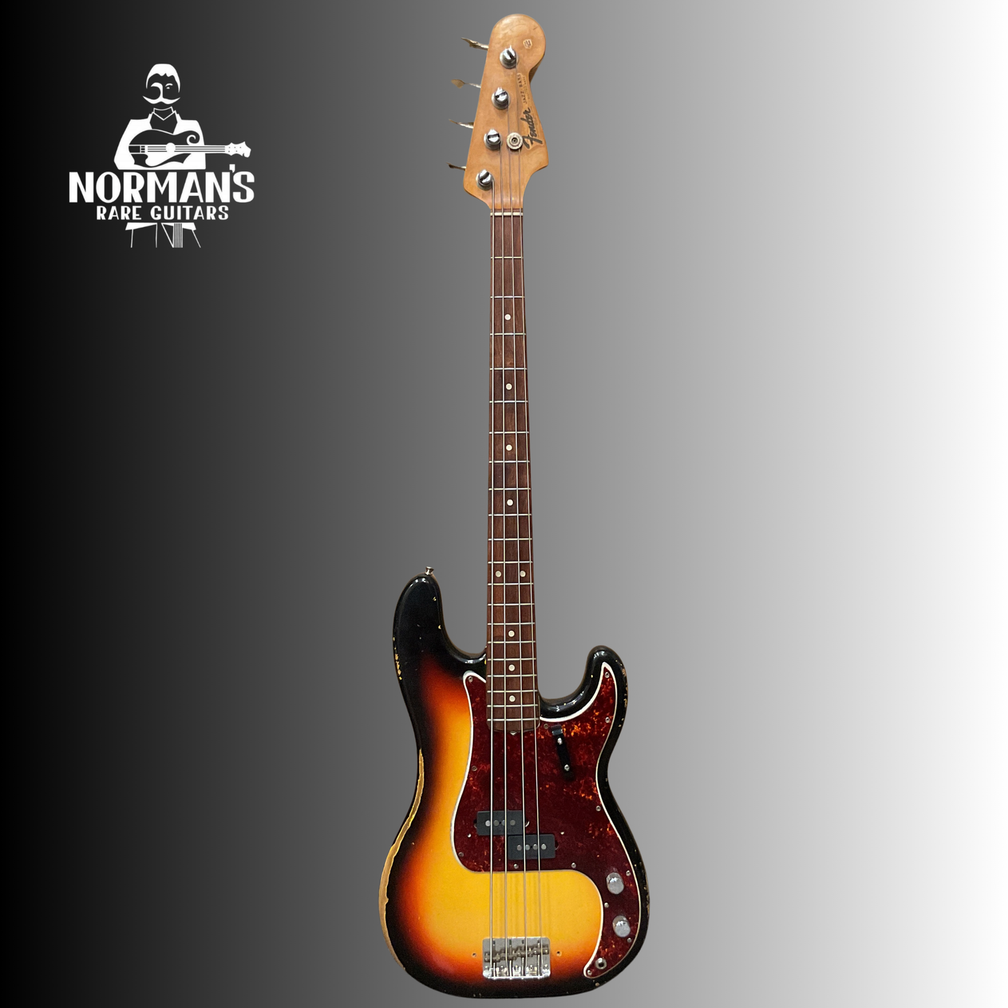 1965 Fender Precision Bass Sunburst W/ 1965 Jazz Bass Neck
