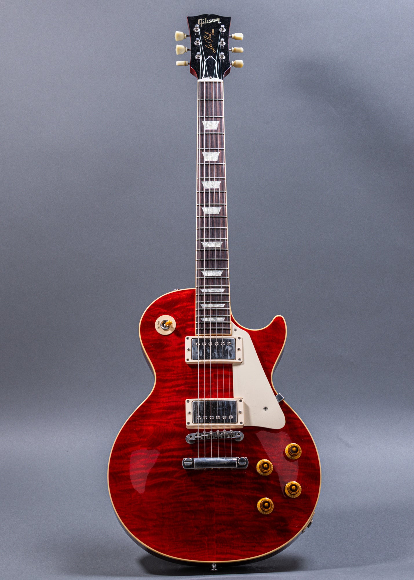 90'S Gibson Les Paul Standard R8 Trans Cherry Flame