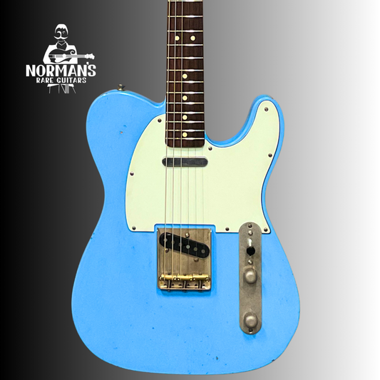 LSL T Bone Tele Masterbuilt By Chris Fleming Lake Arrowhead Blue