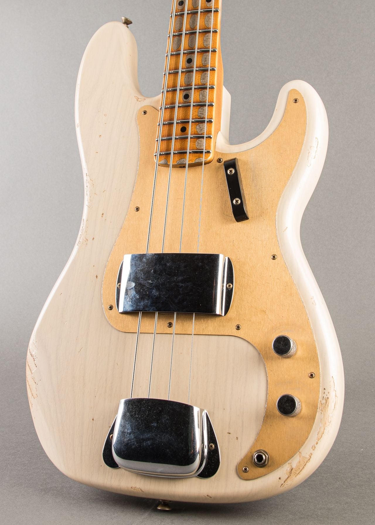 Fender Custom Shop '58 P-Jazz Bass Relic 2025, White Blonde